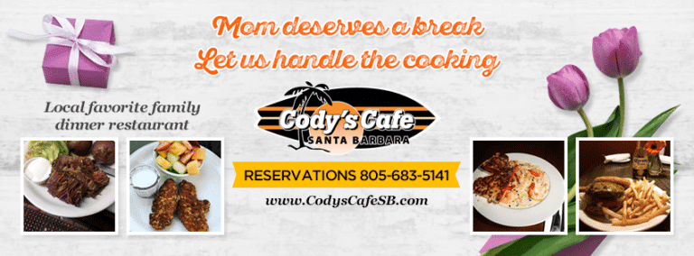 Bring Mom To Cody’s Cafe For Mother’s Day